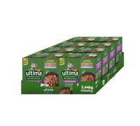 ULTIMA sachet repas Chat Stérilisé Poulet, Dinde, Saumon & Truite - 8 Packs x 8x85 g