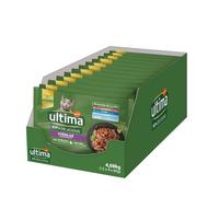 ULTIMA sachet repas Chat Stérilisé Saumon, Thon, Truite & Poisson de l'Océan - 12 Multipacks x 4x85 g