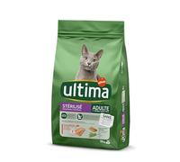 Ultima Stérilisé Adulte Saumon - Croquettes pour Chats - 10 kg