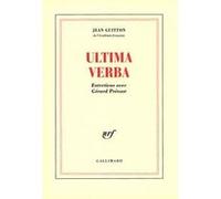 Jean Guitton – Ultima verba – Entretien avec Gérard Prévost – Livre