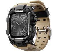 ULTIMAL Bracelet Robuste pour Apple Watch 44mm45mm46mm-Compatible avec Series 11 10 9 8 7 6 5 4 SE SE2 SE3 - Étui Antichoc Militaire