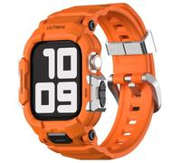 ULTIMAL Coque avec bracelet compatible avec les bracelets Apple Watch Ultra 3/ Ultra 2/ Ultra 49 mm, protection de coque pare-chocs robuste de grade militaire pour bracelet iWatch Homme (49 mm, Orange
