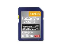 Integral Carte Mémoire 256Go SDXC Premium Haute Vitesse jusqu'à 100MB/s Classe 10 V30 UHS-I U3