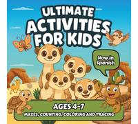 Ultimate Activities for Kids: Desert Animal Coloring, Mazes, Tracing, Counting, Alphabet Grids & Finish the Picture Puzzles