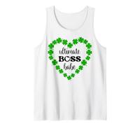 Ultimate Boss Babe Irish Small Business Trèfle Cœur Femme Débardeur