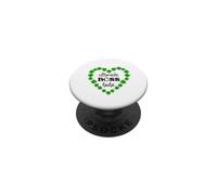 Ultimate Boss Babe Irish Small Business Trèfle Cœur Femme PopSockets PopGrip Adhésif