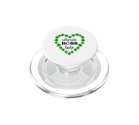 Ultimate Boss Babe Irish Small Business Trèfle Cœur Femme PopSockets PopGrip pour MagSafe