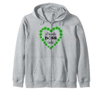 Ultimate Boss Babe Irish Small Business Trèfle Cœur Femme Sweat à Capuche