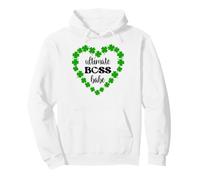 Ultimate Boss Babe Irish Small Business Trèfle Cœur Femme Sweat à Capuche