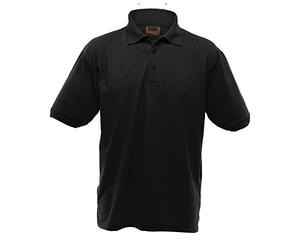 Ultimate Clothing Collection UCC - Polo épais à Manches Courtes - Homme (2XL) (Noir)