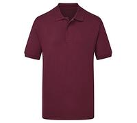 Ultimate Clothing Collection UCC - Polo épais à Manches Courtes - Homme (L) (Bordeaux)