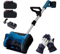 Ultimate Cordless Snow Blower 600w Pelle à neige électrique sans Brushless avec batterie 1300 mAh 16 cm Pénétration pour le nettoyage rapide des voitures et des passerelles Outil de bricolage d'hiver
