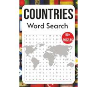 Ultimate Countries Word Search Puzzle Book: Word Searches With Easy to Read Print about Country, Geography, Culture and More | 6x9 inches,110 pages | ... Gift for Vacations, Holidays and Free Times