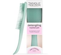 Ultimate Detangler Fine and Fragile Hair Brush for Coloured Hair,Fine and Delicate Hair Brush,Soft 2-Level Bristles,Reduces Breakage,No Pulling,Dark Teal
