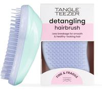 Ultimate Detangler Fine And Fragile Hair Brush For Coloured Hair,Fine And Delicate Hair Brush With Soft 2 Levels-Reduces Breakage,No Pulling,Mint Purple