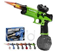 Ultimate Electric Aqua Blaster, Electric Water Guns with Flash, Auto Rapid Fire 28-32 FT Range with 500ml Tank, for Party, Summer Outdoor Pool (Green)