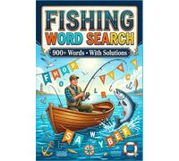 Ultimate Fishing Word Search Puzzle Book: Fun and Relaxing Brain Games for All Ages (6*9") 202 Pages