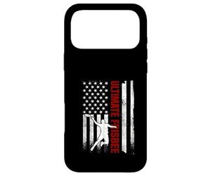 Ultimate Frisbee Drapeau américain Vieilli USA Patriotique Coque pour iPhone 17 Pro Max