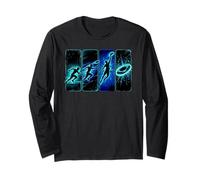 Ultimate Frisbee Player Cool Flying Disc Golf Manche Longue