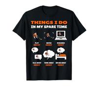 Ultimate Funny Sports Tees for Hockey Addicts Fans T-Shirt