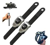 Ultimate Grip Heavy-Duty Lock Strap, Ratchet Réutilisable Tie Down Straps Connectables Multipurpos, Boucle Métallique Réglable Et Super-Fort, pour n'importe Quoi De Sûr (2pcs)