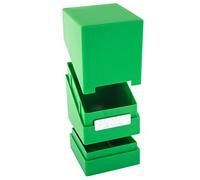 Ultimate Guard 100 Plus Monolith Boîte de Rangement pour Jeu de Cartes Taille Standard Vert