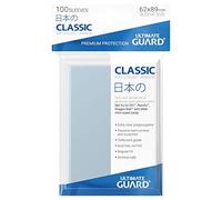 Ultra Pro Ultimate Guard - 100 Pochettes Classic Soft Sleeves Format Japonais Transparent