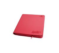 Ultimate Guard 12-Pocket Quadrow Zipfolio Xenoskin Rouge