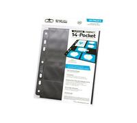 Ultimate Guard 14-Pocket Compact Pages Taille Standard & Mini American Noir (10)