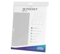 Ultimate Guard Pochettes UGD010405 18 poches à chargement latéral Lot de 9 Blanc