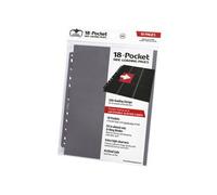 Ultimate Guard Pochettes de 18 porte-cartes UGD010412 Side-loading Gris (10)