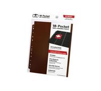 Ultimate Guard- Pages de classeur, UGD010411, Marron