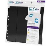 Ultimate Guard 24-Pocket QuadRow Pages Side-Loading Noir (10) Noir G