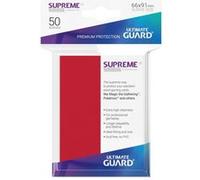 Ultimate Guard - 50 pochettes Supreme UX Sleeves taille standard Rouge Rouge G