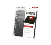 Ultimate Guard 8-Pocket Compact Pages Side-Loading Noir (10)