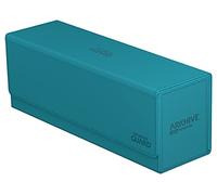 Ultimate Guard Arkhive 400+, Étui pour 400 cartes TCG à double manchon, bleu pétrole, compatible avec Boulders, fermeture magnétique et doublure intérieure en microfibre