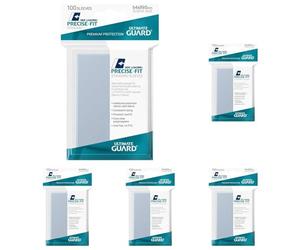 Ultimate Guard Manchons de précision à Chargement latéral (Standard, Transparents) (Lot de 5)