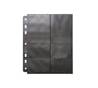 Ultimate Guard Mini Pages compactes américaines 14 Pochettes (10 Pages, Standard, Noir)