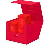 Ultimate Guard UGD011330 Minthive 30+ XenoSkin, boîte de carte de crédit, rouge/sortie, couleur unie (Getaway Solids)