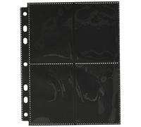 Ultimate Guard Pages compactes à Chargement latéral 8 Poches (10 Pages, Noir)