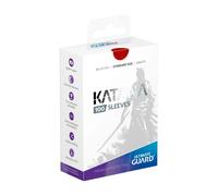 Ultimate Guard Pochettes pour cartes UGD010109 Rouge Taille Standard (66 x 91 mm)