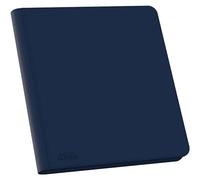 Ultimate Guard QuadRow Zipfolio Album de Rangement en XenoSkin avec Fermeture Éclair pour Cartes à Collectionner 12 Pochettes Bleu foncé
