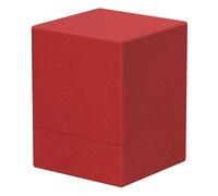 Ultimate Guard Boîte de rangement Boulder Deck Case – 100+ cartes, taille standard, rouge