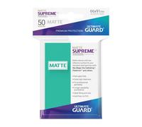 Ultimate Guard - 50 pochettes Supreme UX Sleeves taille standard Turquoise Mat Turquoise
