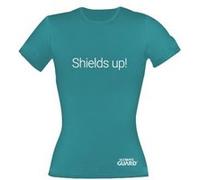 Ultimate Guard - T-Shirt femme Shields Up! Bleu Pétrole (XL) G