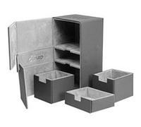 Ultimate guard taille standard xenoskin 200 plus double deck flip-n-tray étui (gris) Gris G