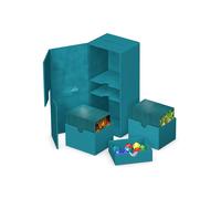 Ultimate Guard Twin Flip`n`Tray 266+ Xenoskin Bleu Pétrole