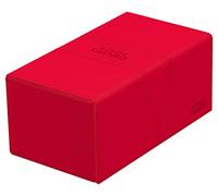 Ultimate Guard – Boîte à cartes Twin Flip'n'Tray Xenoskin 200 packs Rouge Enfants