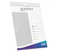 Ultimate Guard Pochettes UGD010405 18 poches à chargement latéral Lot de 9 Blanc