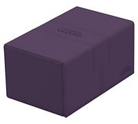 Ultimate Guard UGD011240 Twin Flip`n`Tray 160+ XenoSkin Monocolor Violet Boîte à cartes